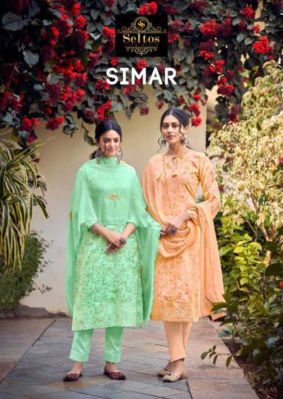 Simar By Seltos Casual Wear Printed Attractive Salwar Kameez